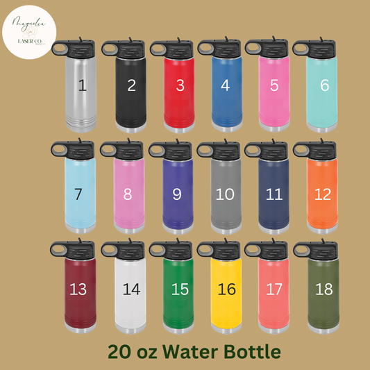 20 oz Polar Camel Water Bottle