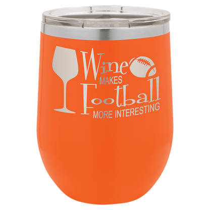 12 oz Stemless Wine Tumbler